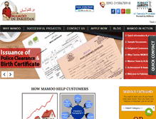 Tablet Screenshot of mamooinpakistan.com